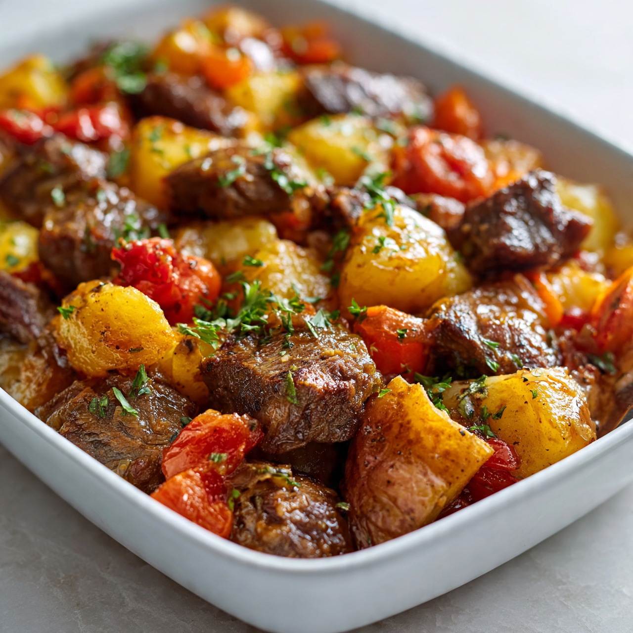Slow Cooker Beef and Potatoes (Easy Crockpot Dinner)
