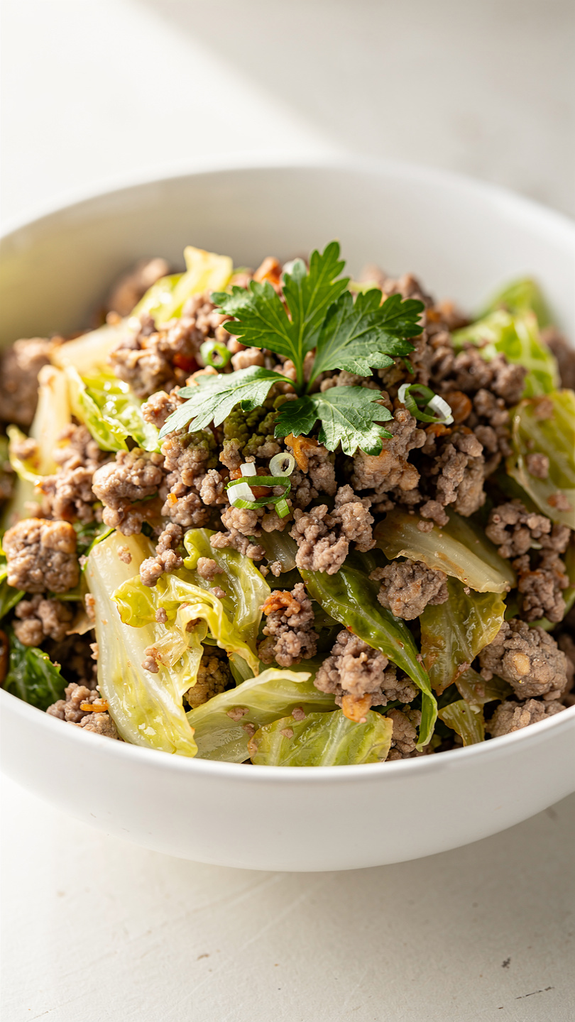 Ground Beef and Cabbage Skillet (Easy One-Pan Dinner)