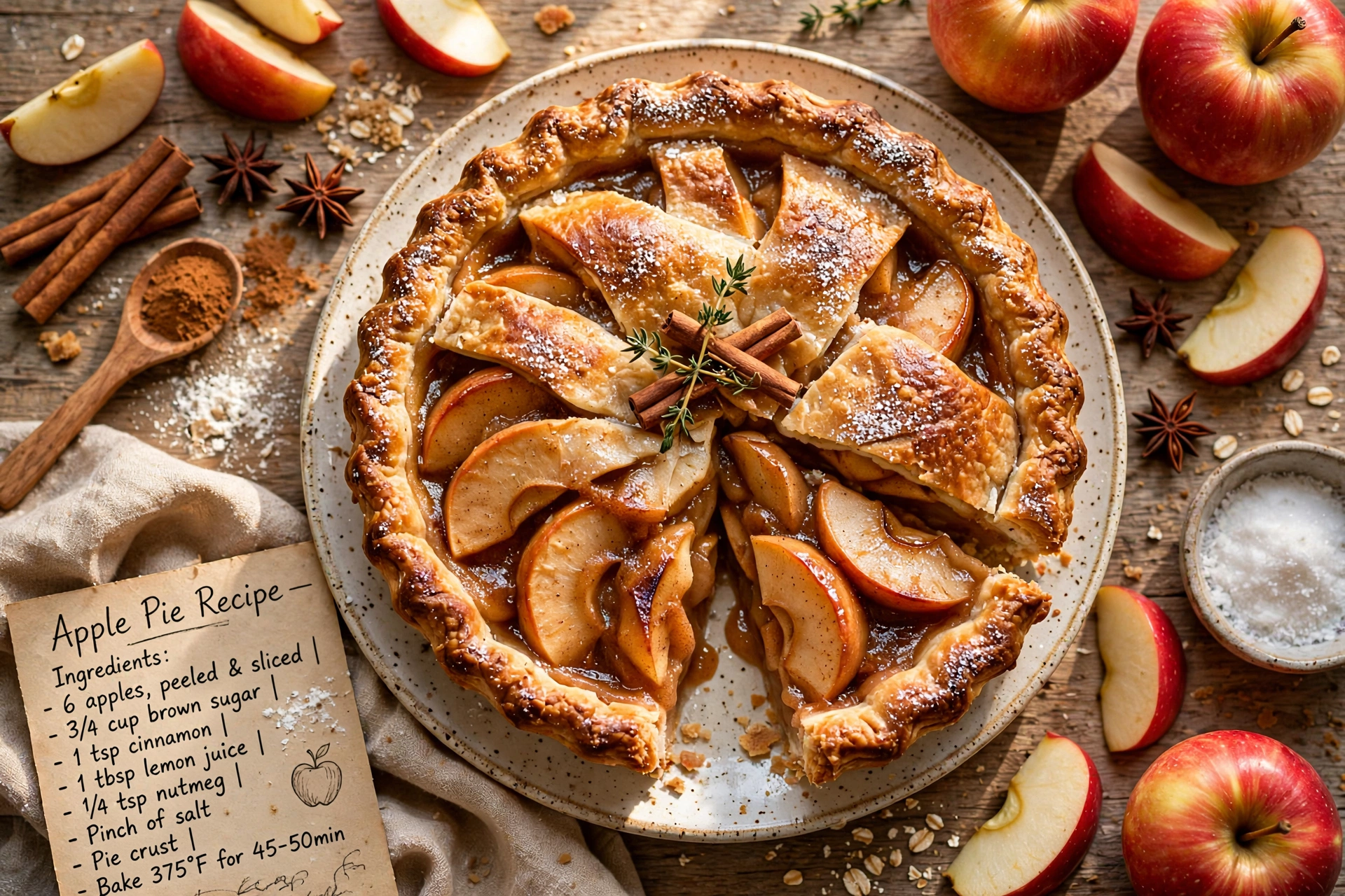 Classic Homemade Apple Pie