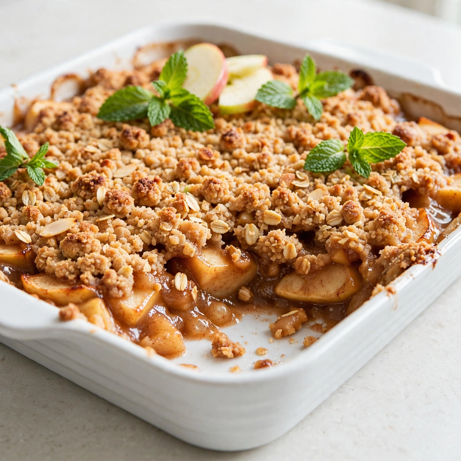 Gluten Free Apple Pie with Crumble Topping